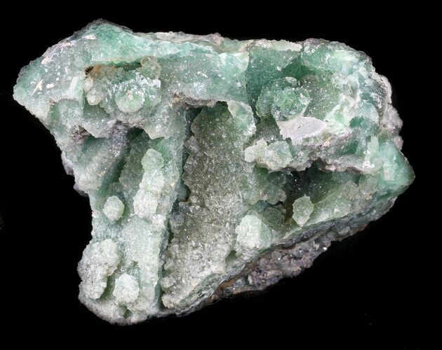 Green Fluorite & Druzy Quartz - Colorado #33368
